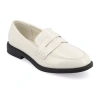 Journee Collection Raichel Womens Moc Closed Toe Loafers In White