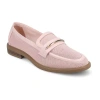 Journee Collection Rainey Womens Almond Loafers In Pink