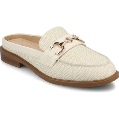 Journee Collection Rayla Bit Mule In Neutral