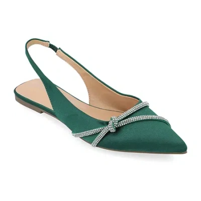 JOURNEE COLLECTION REBBEL WOMENS POINTED CLOSED TOE BALLET FLATS