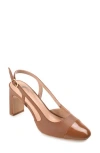 Journee Collection Reignn Slingback Pump In Tan