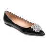 Journee Collection Renzo Womens Pointed Ballet Flats In Black
