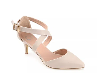 Journee Collection Riva Pump In Neutral