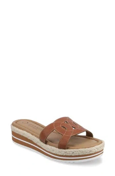 Journee Collection Rosalinda Slide Sandal In Multi