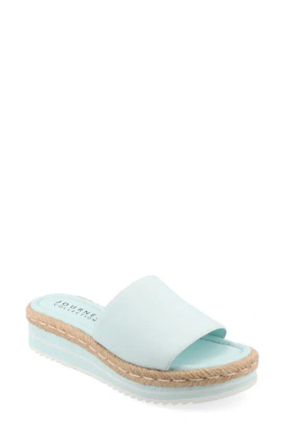 Journee Collection Rosey Wedge Sandal In Blue