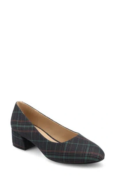 Journee Collection Saarii Block Heel Pump In Multi