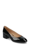 Journee Collection Journee Womens Saarii Wide Width Pumps In Patent/black
