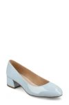 Journee Collection Journee Womens Saarii Wide Width Pumps In Patent/blue