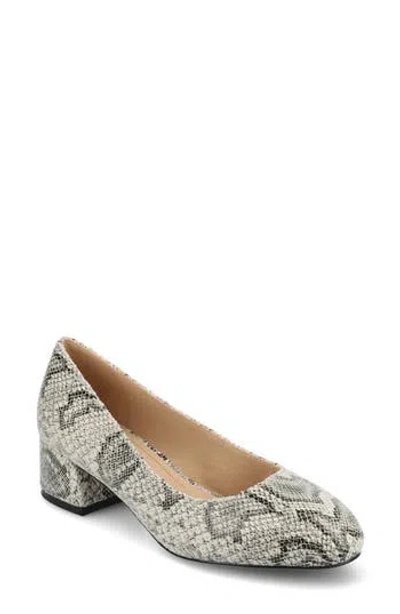 JOURNEE COLLECTION JOURNEE COLLECTION SAARII BLOCK HEEL PUMP