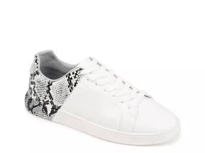 Journee Collection Sabble Sneaker In White