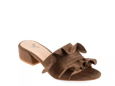 Journee Collection Sabica Sandal In Brown