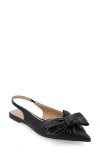 Journee Collection Sabrina Slingback Flat In Black
