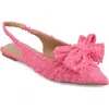 Journee Collection Sabrina Slingback Flat In Pink