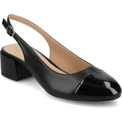 Journee Collection Sammie Slingback Pump In Black