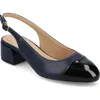Journee Collection Sammie Slingback Pump In Navy