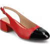 Journee Collection Sammie Slingback Pump In Red