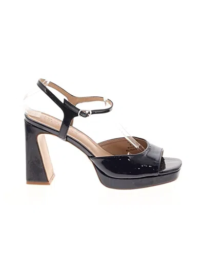 Pre-owned Journee Collection Sandals In Black