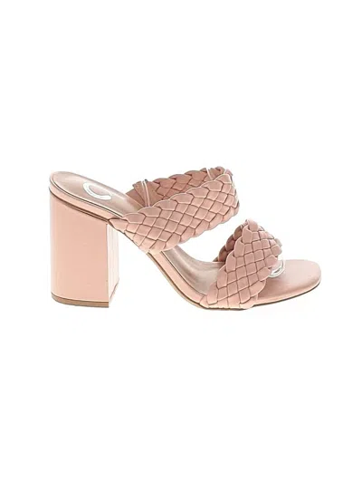 Pre-owned Journee Collection Sandals In Pink