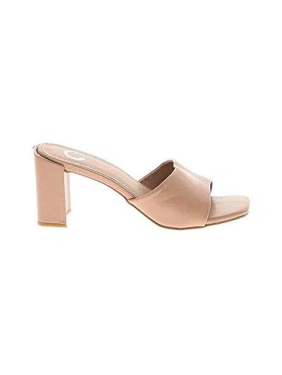 Pre-owned Journee Collection Sandals In Tan