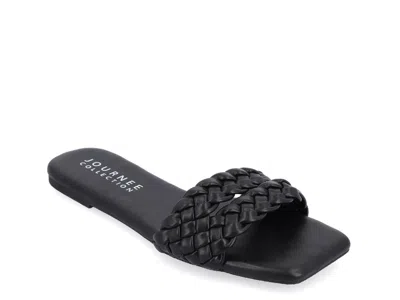 Journee Collection Sawyerr Sandal In Black