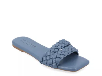 Journee Collection Sawyerr Sandal In Blue