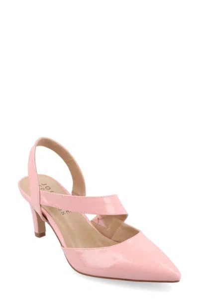 Journee Collection Scarlett Pointed Toe Pump In Pink