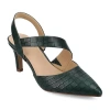 Journee Collection Scarlett Womens Pointed Stiletto Heel Pumps In Green