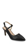 Journee Collection Scipio Pointed Toe Pump In Black
