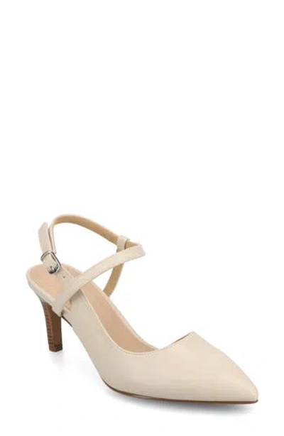 Journee Collection Scipio Pointed Toe Pump In Pink