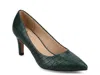 Journee Collection Scylee Pump In Green