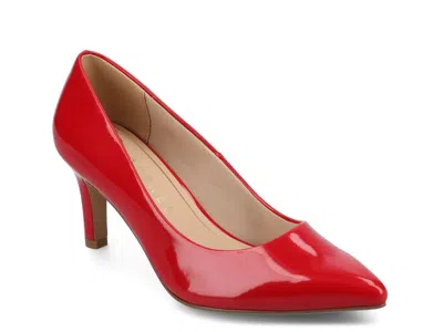 Journee Collection Scylee Pump In Red