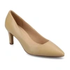 Journee Collection Scylee Womens Pointed Stiletto Heel Pumps In Gold