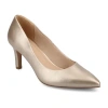 Journee Collection Scylee Womens Pointed Stiletto Heel Pumps In Neutral