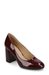 Journee Collection Seraphina Pump In Burgundy
