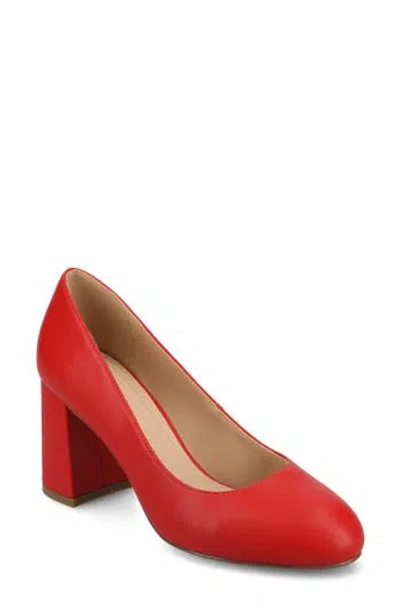 Journee Collection Seraphina Pump In Red