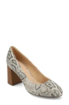 Journee Collection Seraphina Pump In Snake