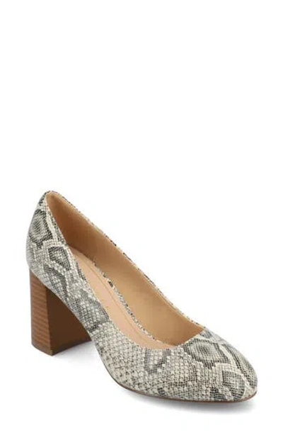 Journee Collection Seraphina Pump In Snake