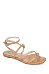 Journee Collection Serissa Ankle Strap Sandal In Tan