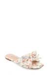 Journee Collection Serlina Sandal In Light Floral