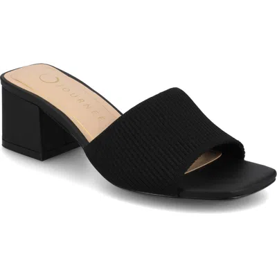 Journee Collection Shilin Slide Sandal In Black