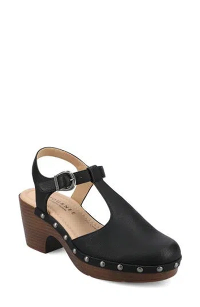 Journee Collection Sicily T-strap Platform Sandal In Animal Print