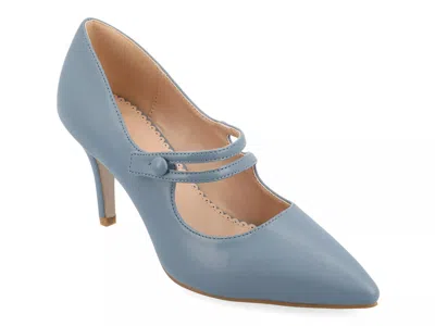 Journee Collection Sidney Pump In Blue