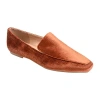 Journee Collection Silas Womens Square Closed Toe Loafers In Orange