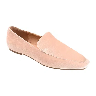 Journee Collection Silas Womens Square Closed Toe Loafers In Sand