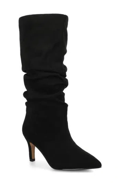 Journee Collection Sonnet Knee High Boot In Black