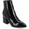 Journee Collection Sorren Boot In Patent,black