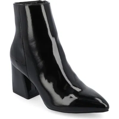 Journee Collection Sorren Boot In Patent/black