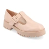 Journee Collection Suvi Womens Round Closed Toe Mary Jane Shoes In Pink