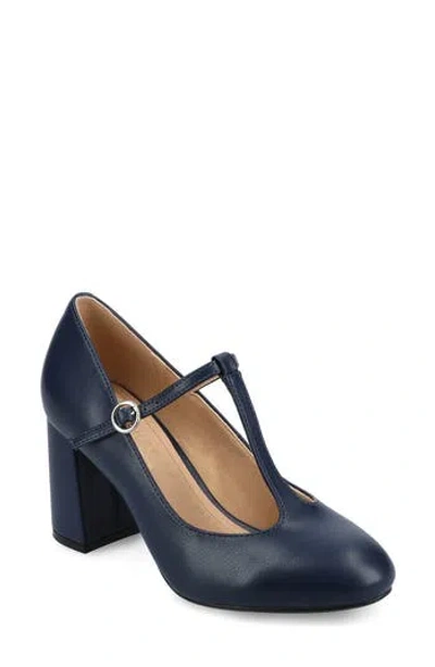 Journee Collection Talani T-strap Pump In Black