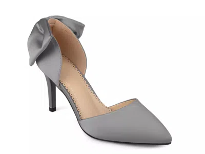 Journee Collection Tanzi Pump In Gray